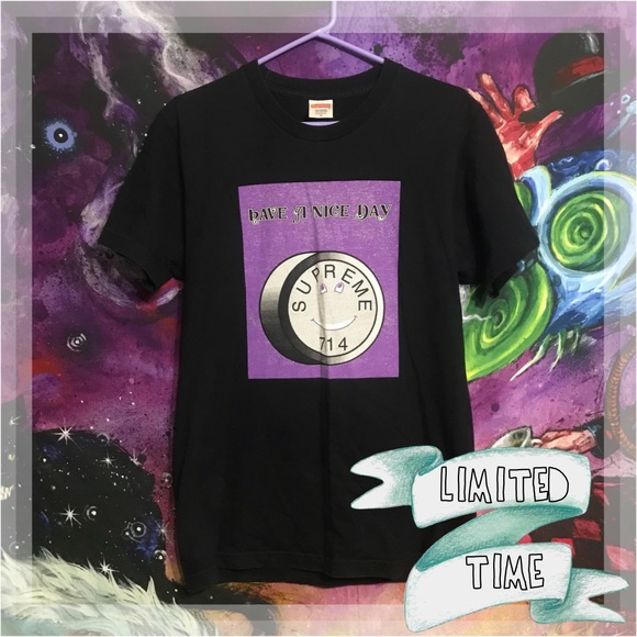 supreme have a nice day tee